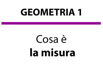 Cosa è la misura