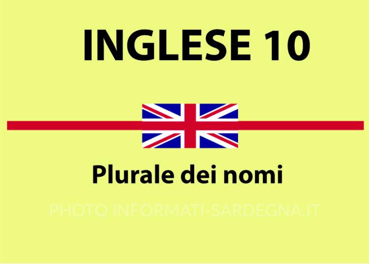 Plurale dei nomi in inglese