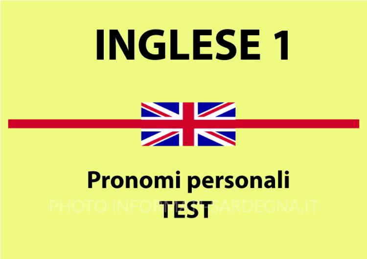 Test pronomi personali in inglese