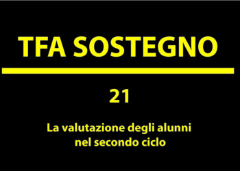 La valutazione nel secondo ciclo della scuola