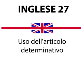 Uso dell’articolo determinativo in inglese