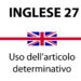 Uso dell’articolo determinativo in inglese