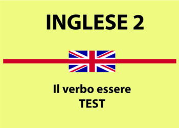 Test verbo essere in inglese