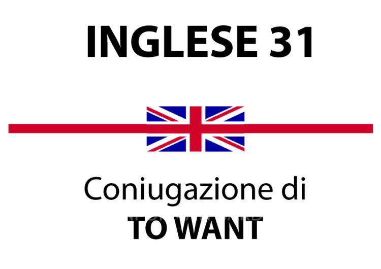 Coniugazione di To Want