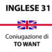 Coniugazione di To Want