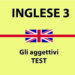 Aggettivi in inglese test