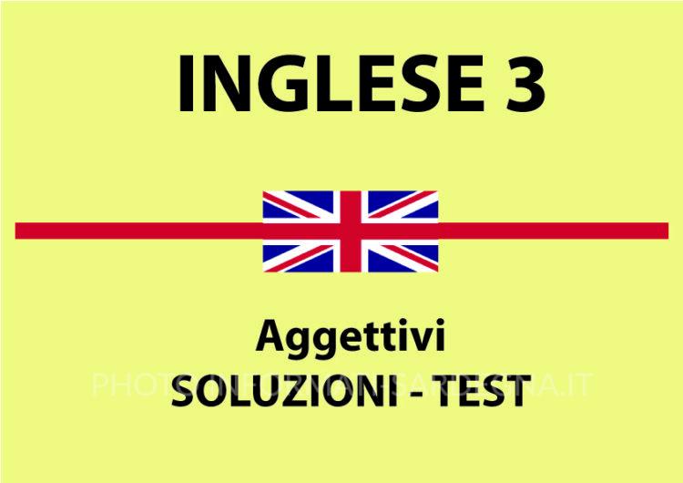 Soluzioni test aggettivi in inglese con esercizi corretti