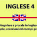 Singolare e plurale in inglese: regole