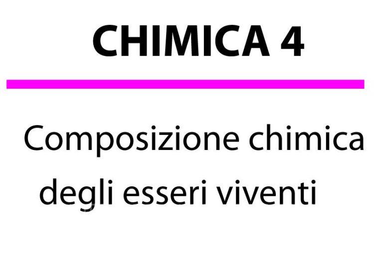 Composizione chimica degli esseri viventi