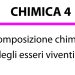 Composizione chimica degli esseri viventi