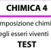 Composizione chimica degli esseri viventi, Test