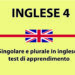 Singolare e plurale in inglese: test di apprendimento