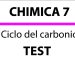 Ciclo del carbonio – Test