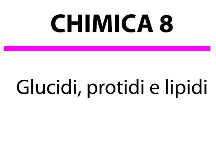 Glucidi, protidi e lipidi