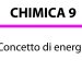 Concetto di energia