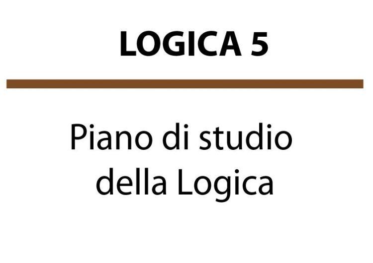 Piano di studio della Logica