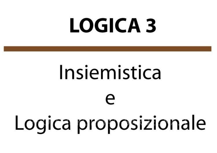Insiemistica e Logica proposizionale