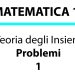 Teoria degli Insiemi – Problemi 1