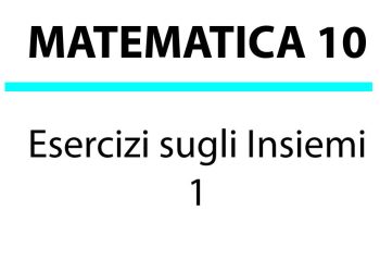 Esercizi sugli Insiemi 1
