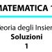 Teoria degli Insiemi – Soluzioni