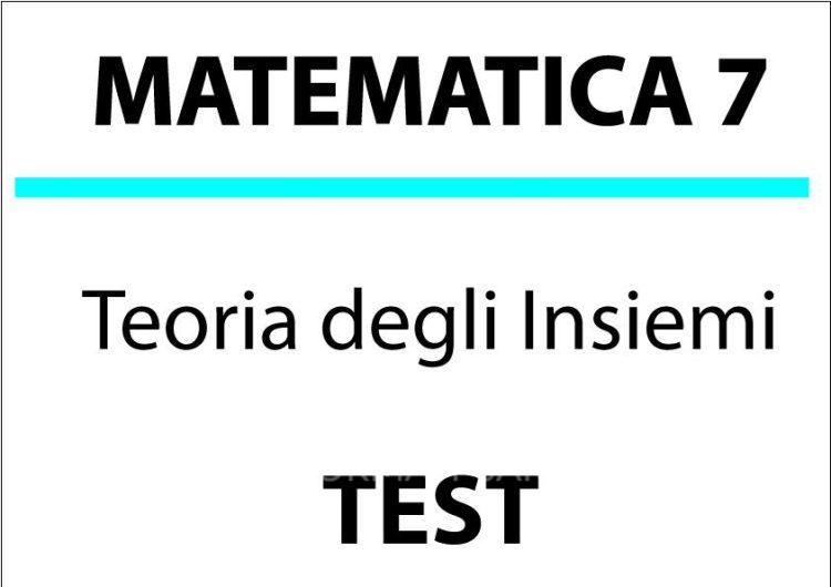 Teoria degli Insiemi – Test