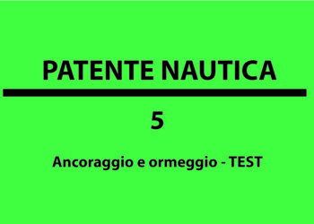 Ancoraggio e ormeggio test
