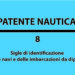 Sigle di identificazione delle navi e delle imbarcazioni da diporto