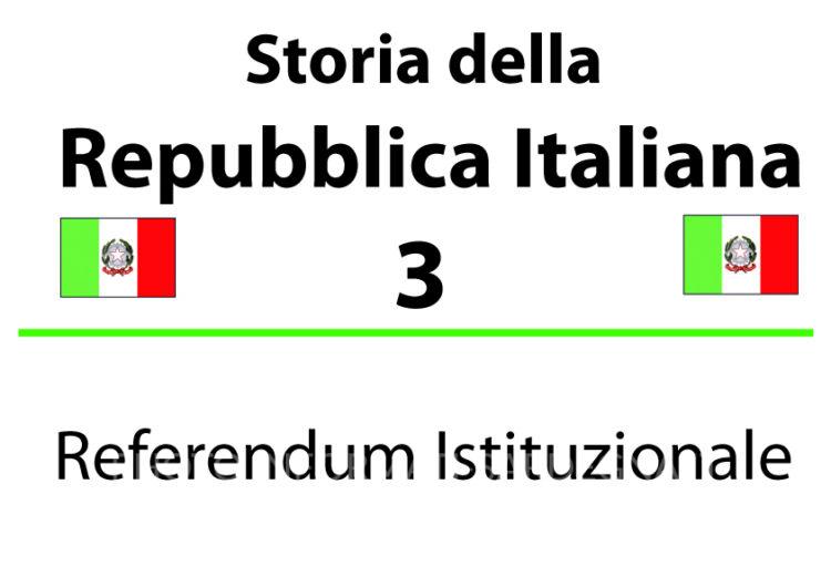 Referendum Istituzionale, Repubblica o Monarchia