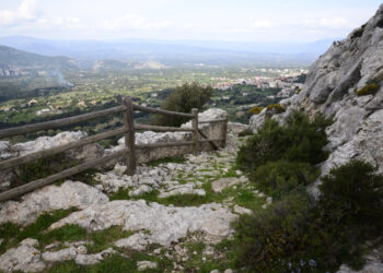 Iscala 'e Omines sul versante di Dorgali