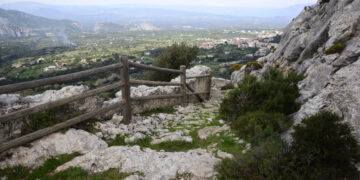 Iscala 'e Omines sul versante di Dorgali