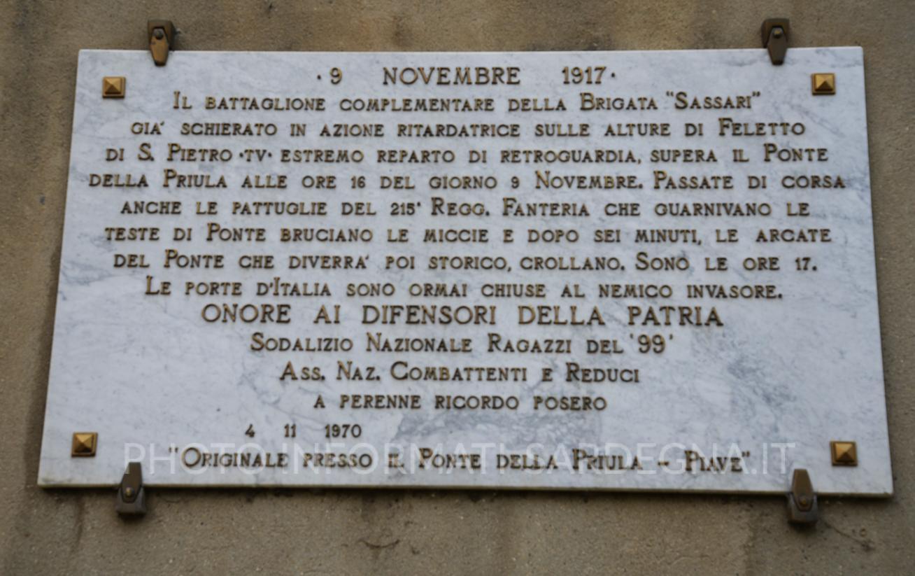 Memoriale ai Caduti nella Grande Guerra, Cagliari