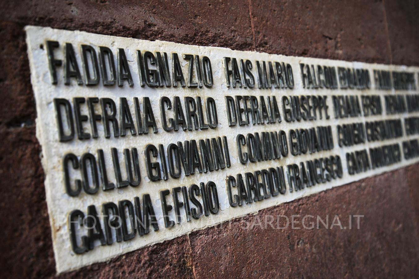 Memoriale ai Caduti nella Grande Guerra, Cagliari