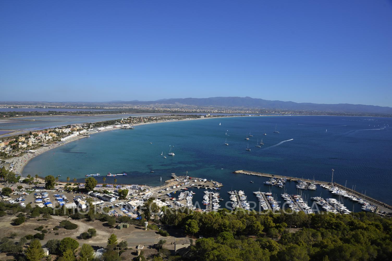 Il Golfo degli Angeli visto da Capo Sant'Elia