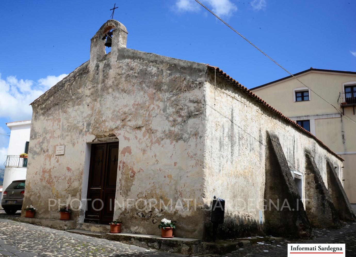 Chiese di Galtellì. La Chiesa di San Francesco