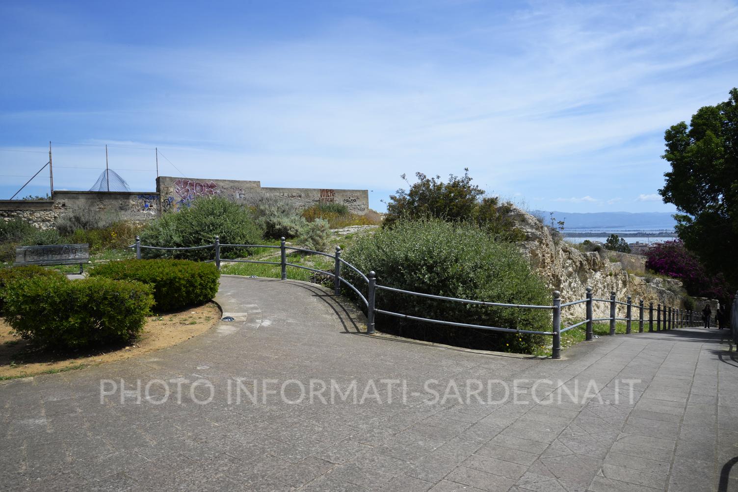 Ingresso secondario ai Giardini Pubblici di Cagliari