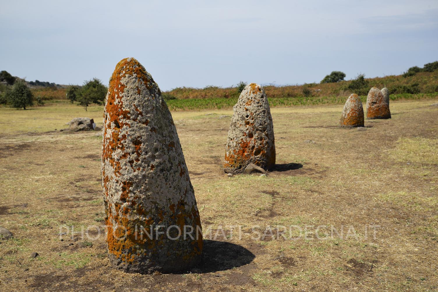 Bètili funerari del Nuraghe Tamuli a Macomer
