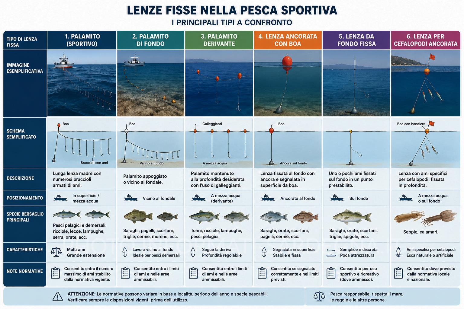 Esempi di lenza fissa