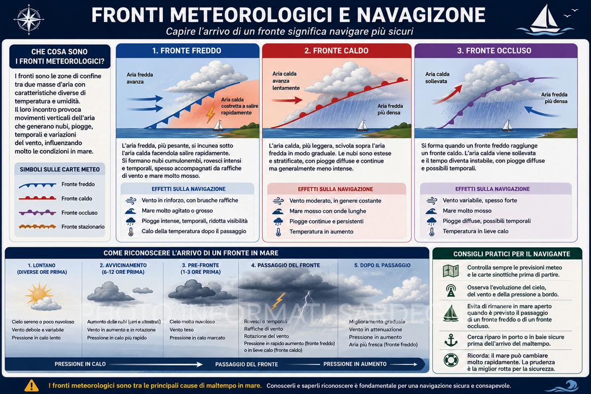 Fronte meteorologici e navigazione