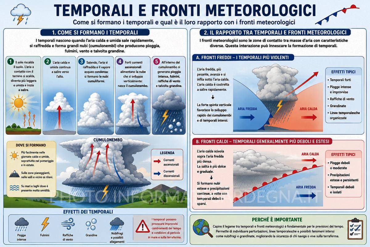 Fronti meteo e Temporali