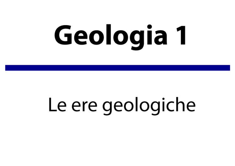 Ere geologiche