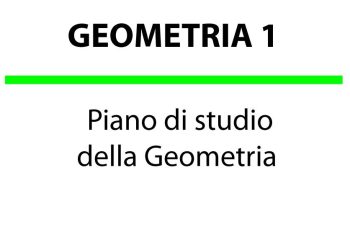 Piano di Studio della Geometria