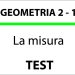 La misura, Test
