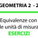 Equivalenze con le unità di misura