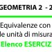 Equivalenze con le unità di misura, esercizi
