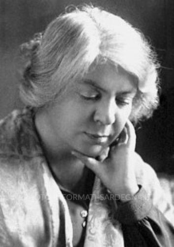 La scrittrice nuorese Grazia Deledda, vincitrice del Premio Nobel per la Letteratura nel 1926