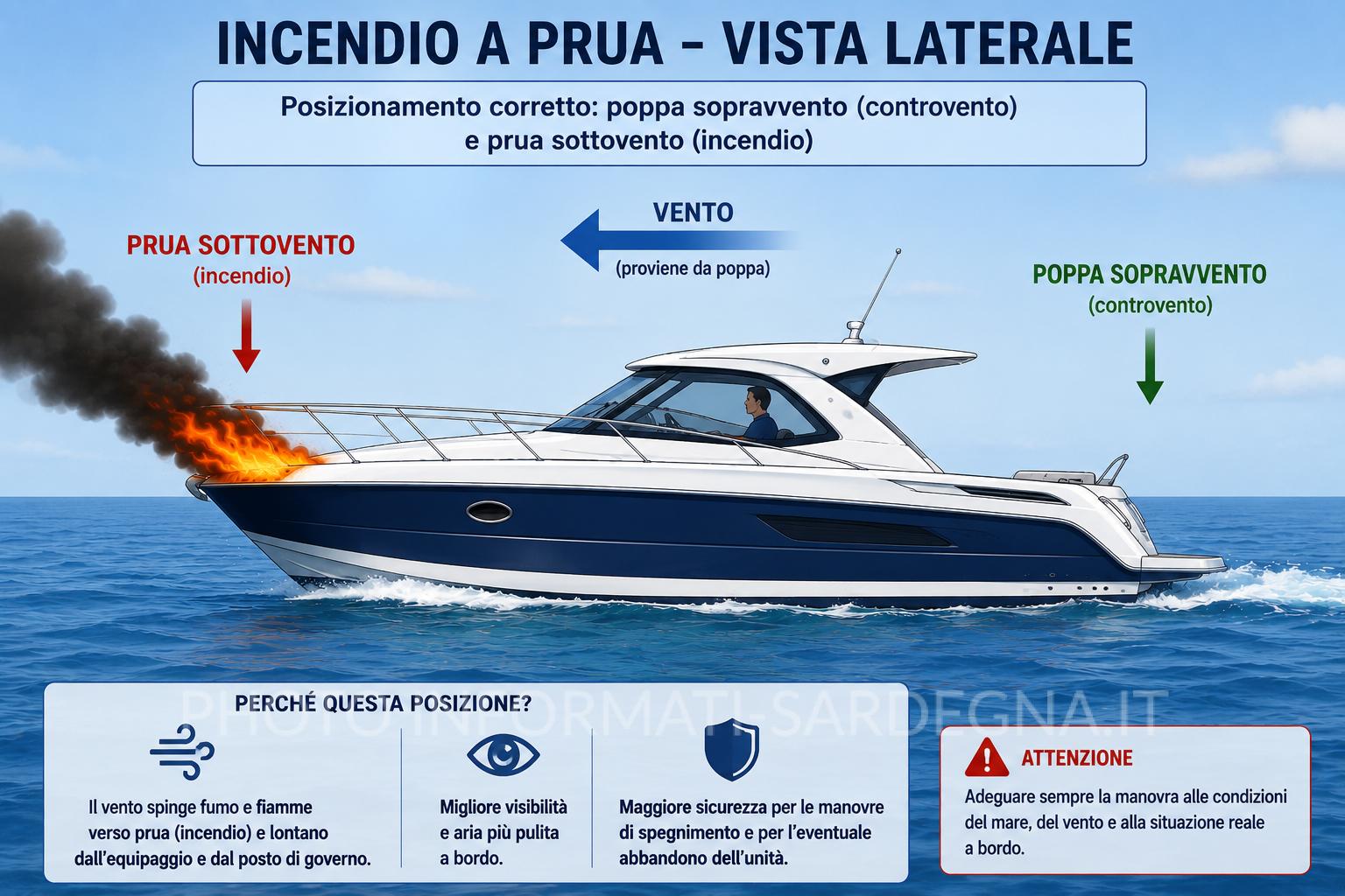 INCENDIO A PRUA