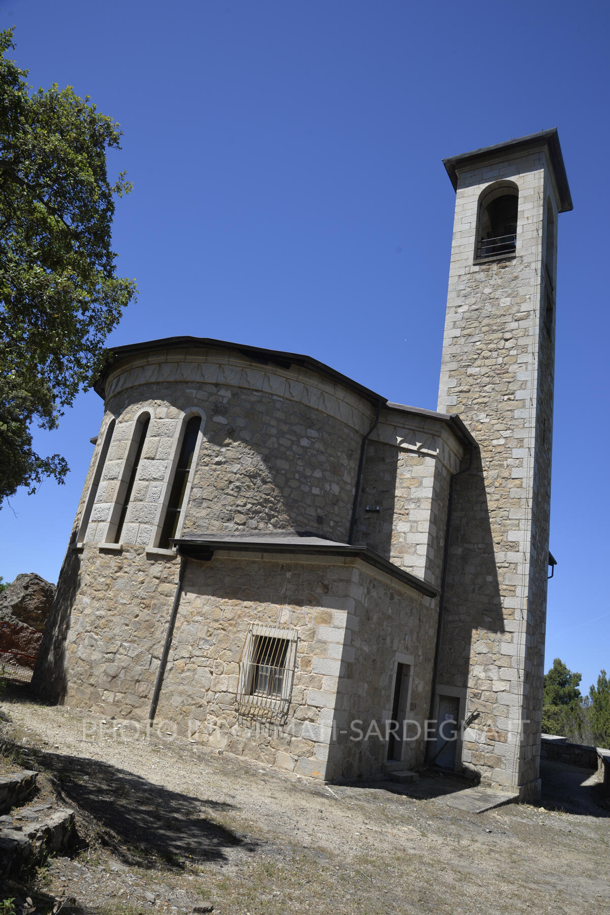 La chiesa di Santa Barbara di Ingurtosu