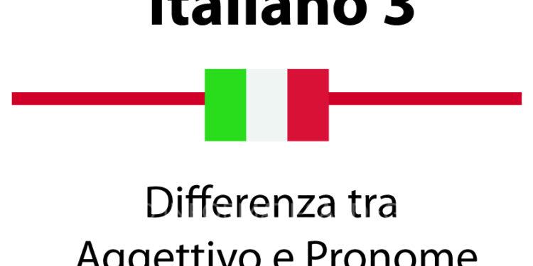 Differenza tra aggettivo e pronome