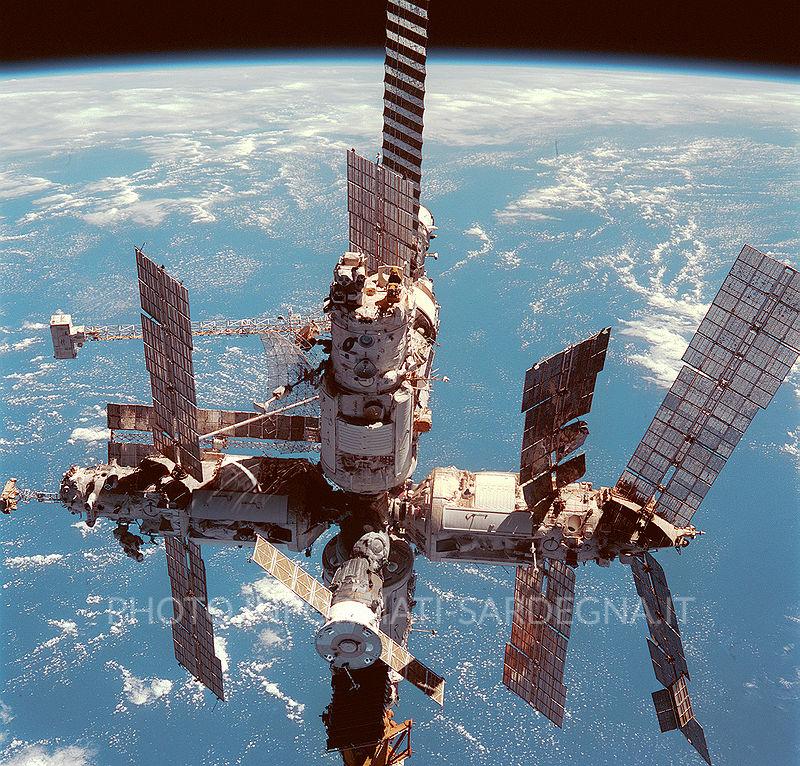 La Stazione Spaziale sovietica e russa Mir. NASA 