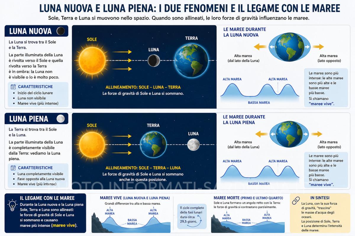 Luna piena e luna nuova